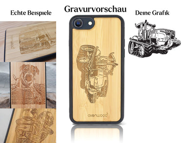 INDIVIDUELL iPhone 12 Bambus-Kunststoff